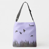 kudde ravens crossbody tas (Achterkant)