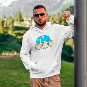 kudde van Mannen schapen Hoodie