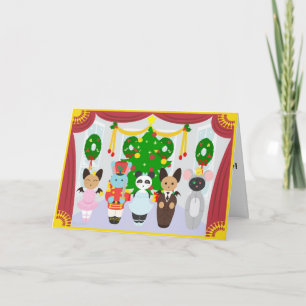 Kuddle Krew Nutcracker Suite Feestdagen Kaart