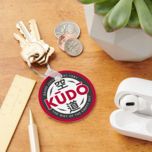 Kudo – Minimaal Japans embleem voor vechtsporten Sleutelhanger