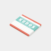 Kudos erkenning projectmanagement post-it® notes (Schuin)