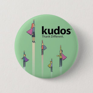 Kudos® Superheld Ronde Button 5,7 Cm