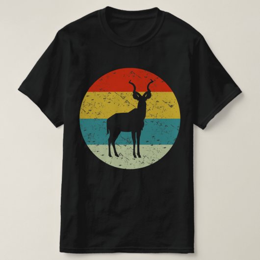 kudu retro silhouette 70s t-shirt (Design voorkant)