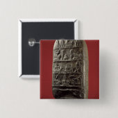 Kudurru van koning Melishikhu II Vierkante Button 5,1 Cm (Voorkant /achterkant)