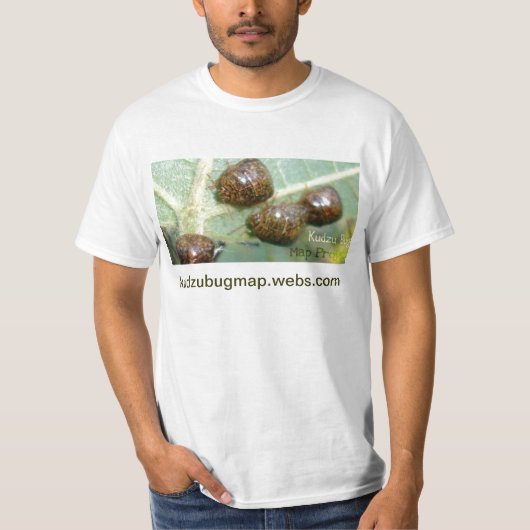 Kudzu Bug Map Project 1 T-shirt (Voorkant)