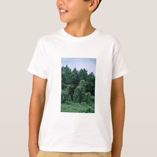 Kudzu/Overgroeid bos T-shirt (Voorkant)