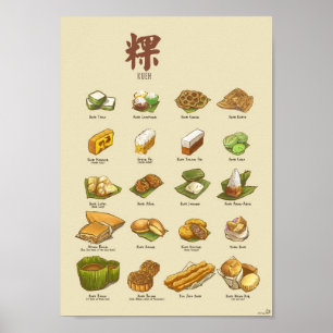 Kueh   粿 III (A4) Poster