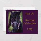 Kuering Celebrards Uitnodiging Briefkaart (Voorkant / Achterkant)