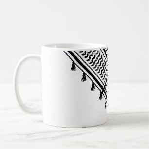 Kufiyeh - Zwart Koffiemok
