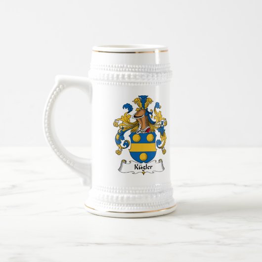 Kugler Family Crest Bierpul (Links)