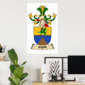 Kuhn Family Crest Poster (Thuiskantoor)