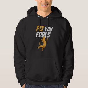 Kuifgecko Vlieg Jullie Dwazen Wimperhagedis Herpet Hoodie