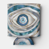 Kuifogen Minerale texturen en goud Blikjeskoeler (Voorkant)