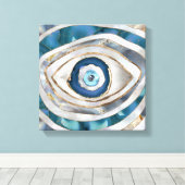Kuifogen Minerale texturen en goud Canvas Afdruk (Insitu (Houten vloer))