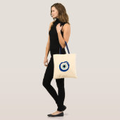 Kuifoog Gedrukt Canvas Natural Canvas tas (Voorkant (model))