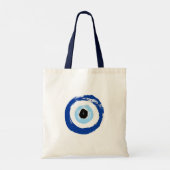 Kuifoog Gedrukt Canvas Natural Canvas tas (Achterkant)