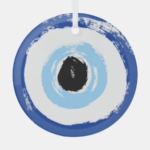 Kuifoog, rond, ruig Ornament met rubberen glans