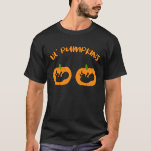 Kuiftwin Halloween Aankondiging van zwangerschap L T-shirt