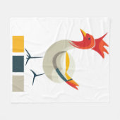 kuiken fleece deken (Voorkant (Horizontaal))