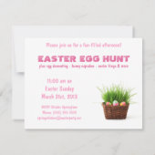 Kuiken in Egg Eggstra Special Easter Party Kaart (Achterkant)