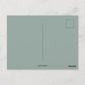 kuiken met paasei briefkaart (Achterkant)