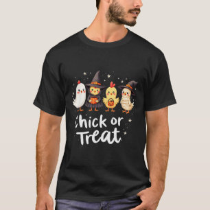 Kuiken of behandelen Schattigee Halloween Chicken T-shirt