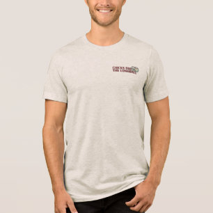 Kuikens graven de longball Tri-Blend shirt