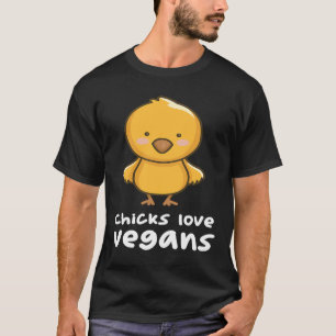Kuikens Liefhebben Veganistische Kip Kuiken T-shirt