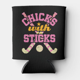 Kuikens met Sticks Field Hockey Vrouwen Blikjeskoeler