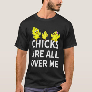 Kuikens staan overal op me Baby kippenei Kinder jo T-shirt