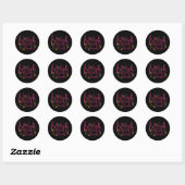 Kuikens uit de Burbs Stickers Zwart BG (Vel)
