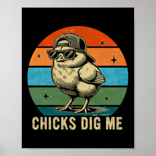 Kuikens vinden me Pasen Peuter Jongens Mannen Gelu Poster