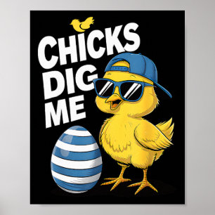 Kuikens Vinden Mij Peuter Jongen Pasen Jongens Pas Poster