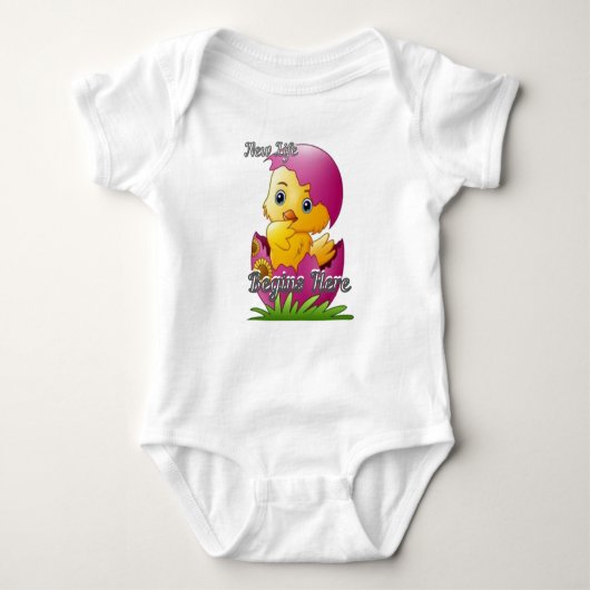 Kuikensluit Baby Body Romper (Voorkant)