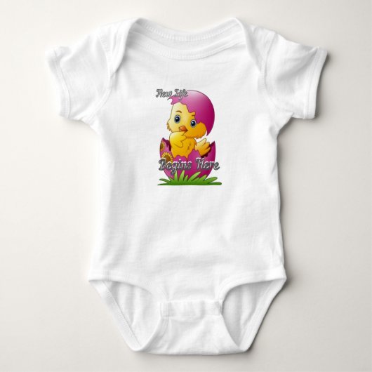 Kuikensluiting Baby Body Romper (Voorkant)