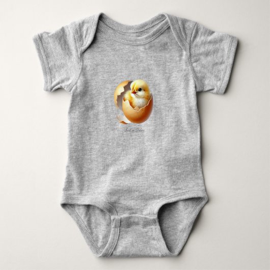 Kuikentje Uit Het Ei Baby Bodysuit (Voorkant)