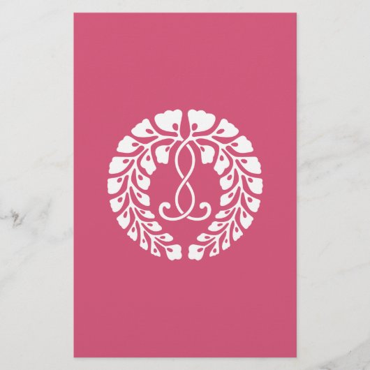 Kujo wisteria briefpapier (Voorkant)