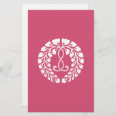 Kujo wisteria briefpapier (Voorkant / Achterkant)