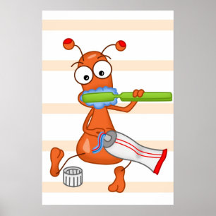 Kukie en tandenborstel 2 poster