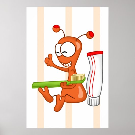 Kukie en tandenborstel 3 poster (Voorkant)