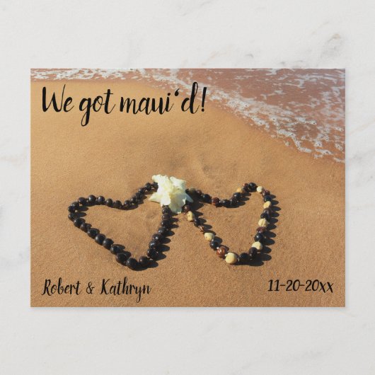 Kukui Nut Lei Beach Nous Avons Maui Carte Postale (Devant)