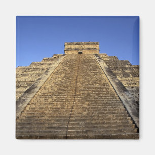 Kukulcan-tempel of Castillo-kasteel) in 2 Magneet