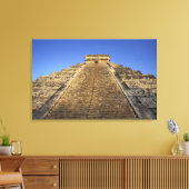 Kukulcan Temple of Castillo Castle) in 2 Canvas Afdruk (Insitu (Woonkamer))