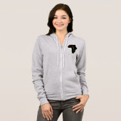 Kukuwa® Instructor Women's Fleece Zip Jogger Hoodie (Voorkant volledig)