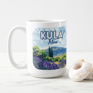 Kula Maui Haleakala Hawaii Lavendel Retro Koffiemok