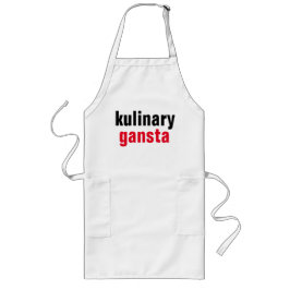 kulinair gangsta grappig apron zomers met grillen lang schort