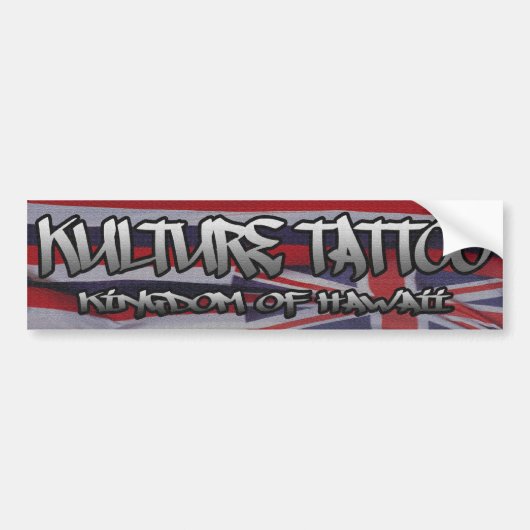 Kulture Tatto Bumpersticker (Voorkant)