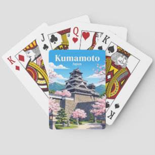 Kumamoto Kasteel Japan Pokerkaarten