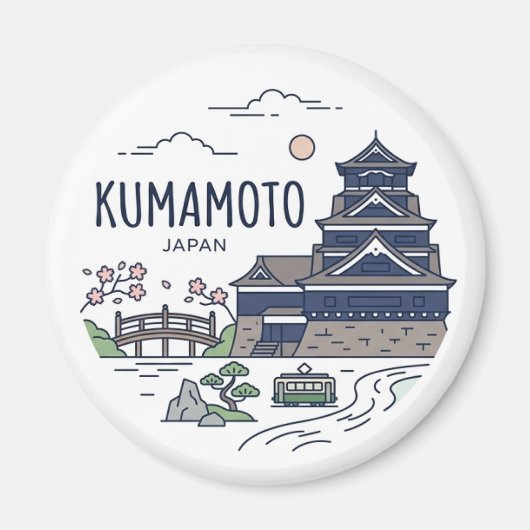 Kumamoto Magneet (Voorkant)