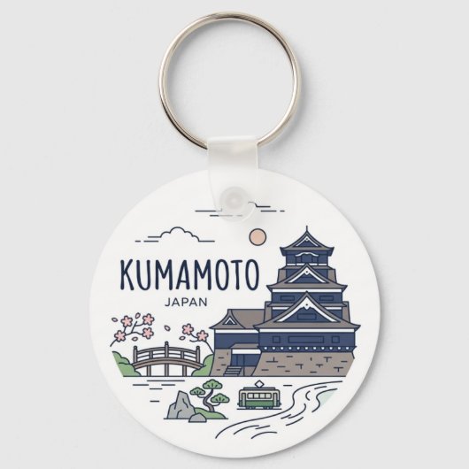 Kumamoto Sleutelhanger (Voorkant)